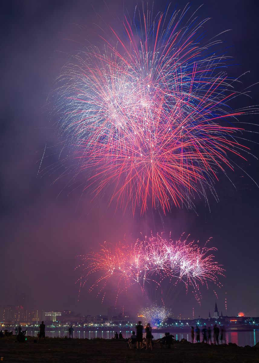 New orleans fireworks new years